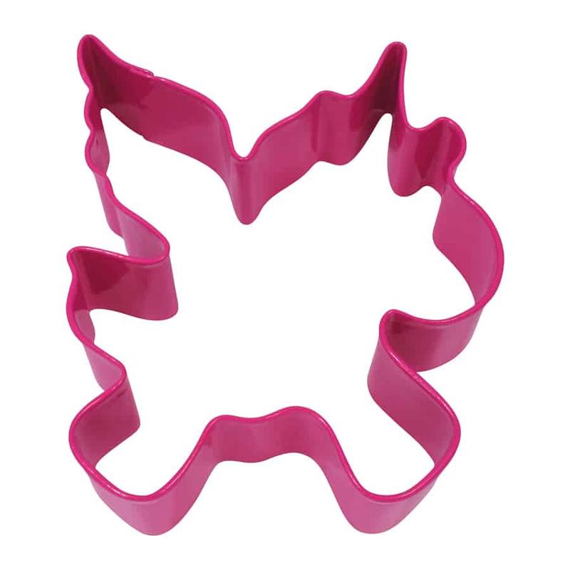 Unicorn Winged Cookie Cutter (Fuchsia, 3.75)