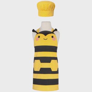 Bumblebee Daydream Kid's Apron & Hat Set