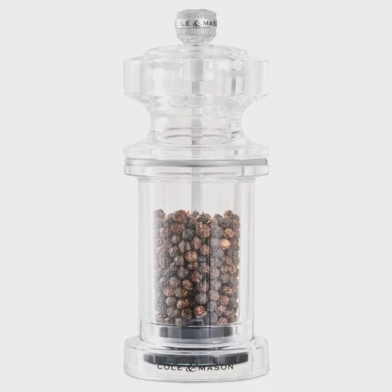 Cole & Mason 605 Acrylic Pepper Mill 5.5"