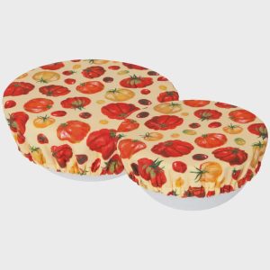 Heirloom Tomatoes Bowl Covers | Set of 2