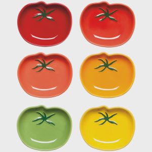 Heirloom Tomatoes Shaped Pinch Bowls | Set of 6