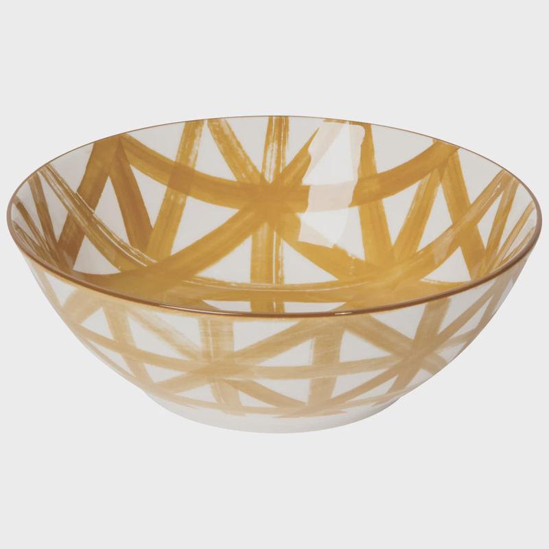 Imperial Crosshatch Stamped Bowl Large | 8 Inch
