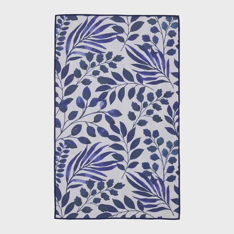 Indigo Botanicals Printed Microfiber Dishtowel