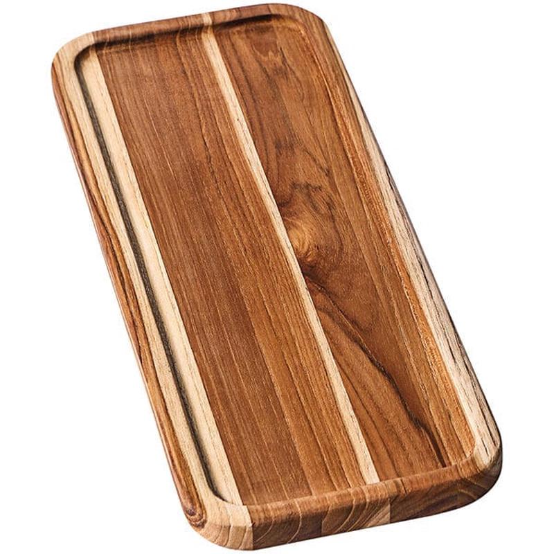 Teakwood Serving Tray | 12" x 5" x 1/2"