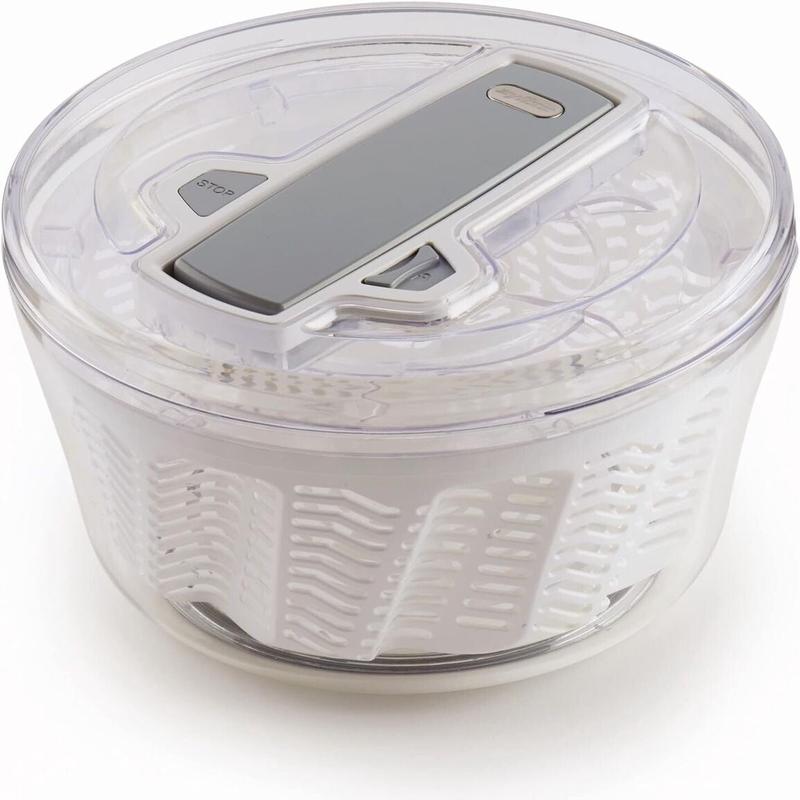 White Swift Dry Salad Spinner, Large