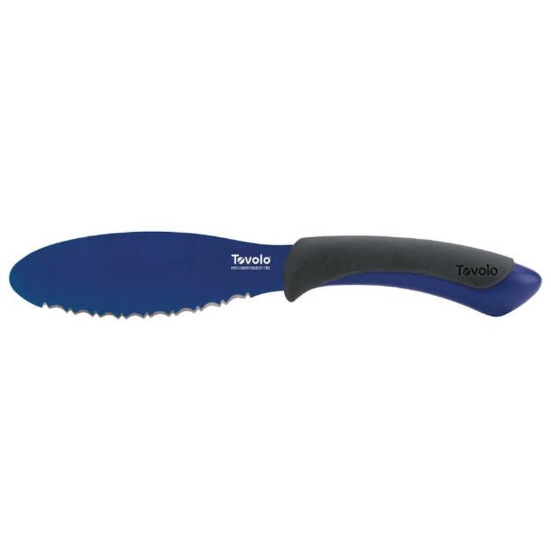 5.5" Comfort Grip Bagel Knife - Deep Indigo