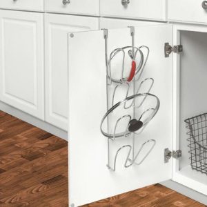Bloom Over the Cabinet Lid Organizer | Chrome
