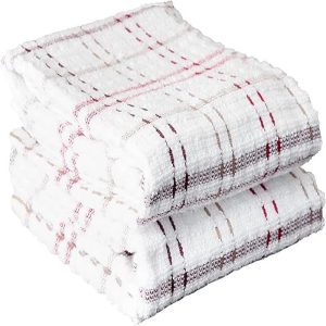 Checked Kitchen Towel | Mocha Brown