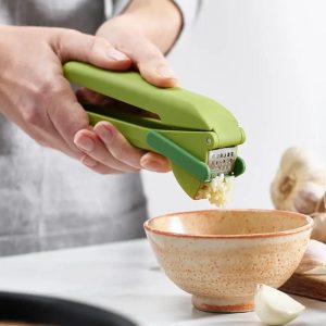 CleanForce Green Garlic Press