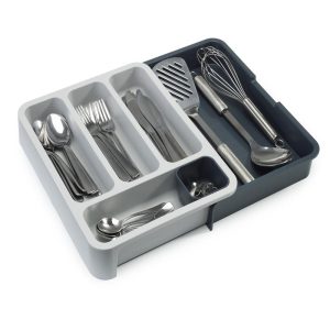 DrawerStore Expandable Cutlery Tray | Grey