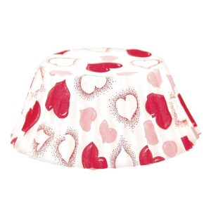 Heart Baking Cups, 50 Pack