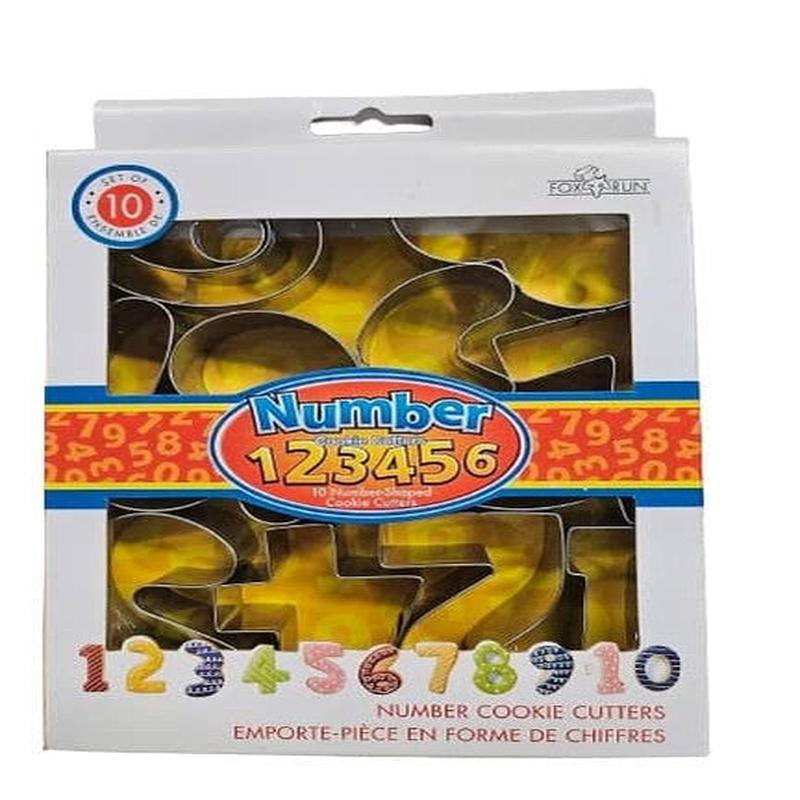 Number Cookie Cutter Set, 10-Piece