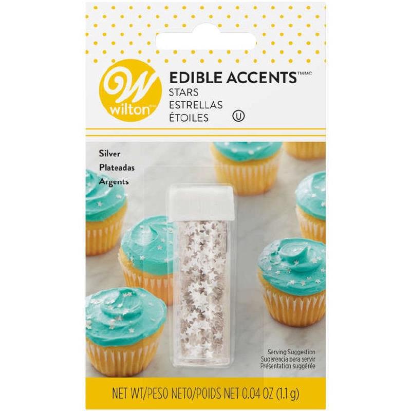 Silver Star Edible Accents