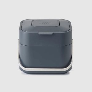 Stack 4L Grey Food Waste Caddy Compost