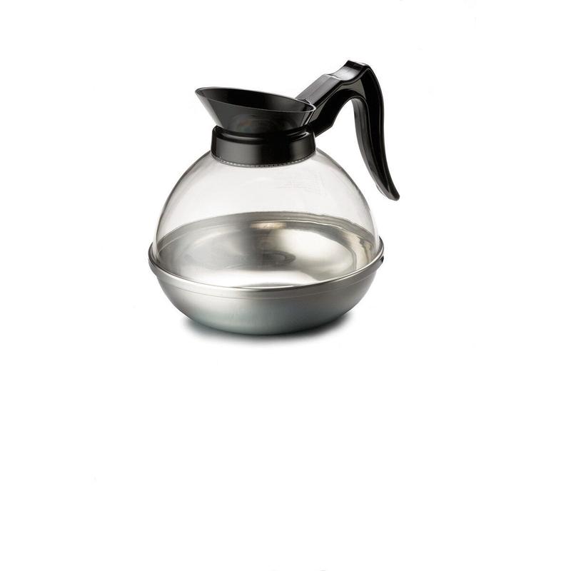 64 oz Clear Coffee Decanter with Black Handle