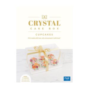 Crystal Cake Box | 6 Cupcakes