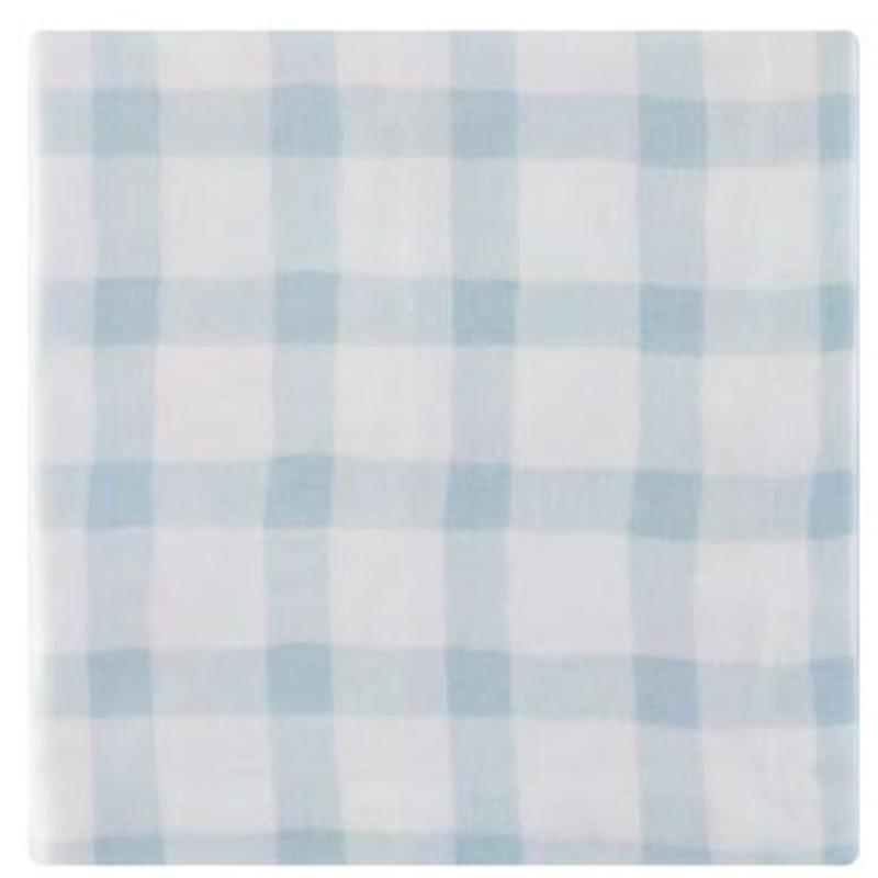 Painted Grid-Mist Napkin