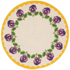 Pansy Braided Placemat