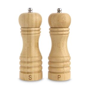 Salt and Peppermill with Ceramic Grinder, 6in, Set of 2