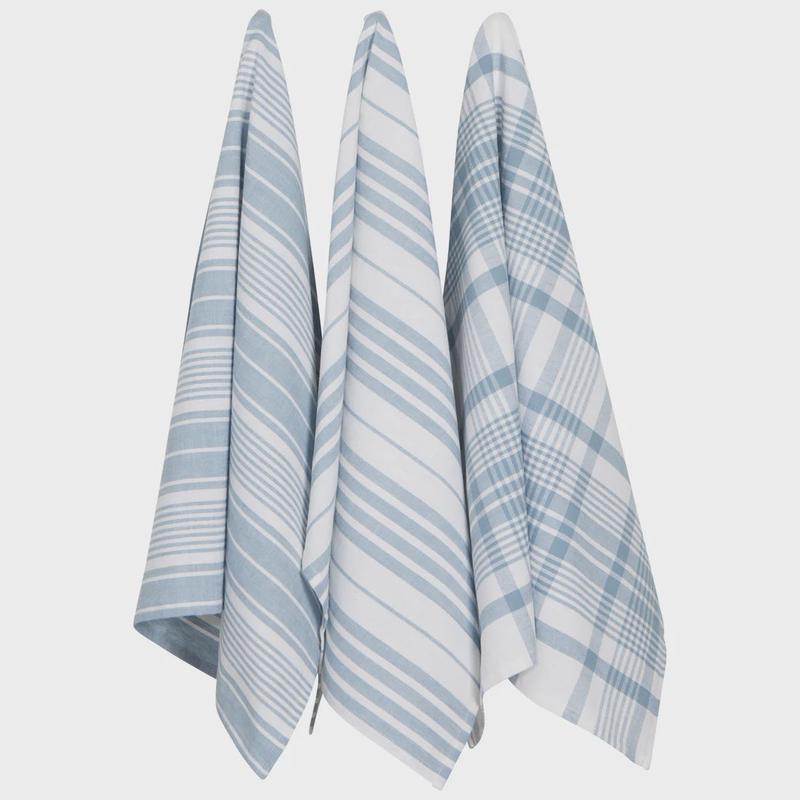 Slate Blue Jumbo Dishtowels | Set of 3