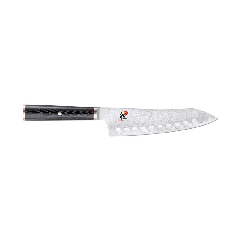 7-Inch Rocking Santoku Knife, Hollow Edge