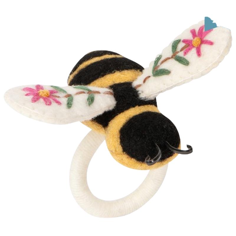 Bee Garden Felt Napkin Ring