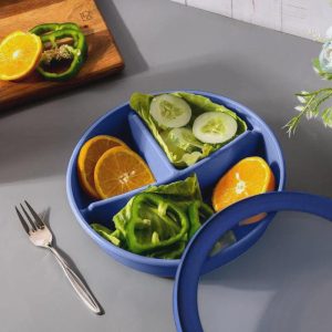 CIRQULA Bento Bowl, Vivid Blue