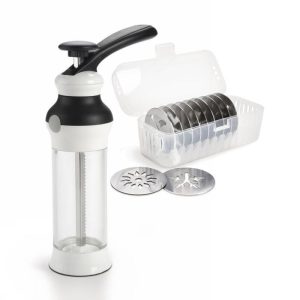 Cookie Press With Disk Storage Case
