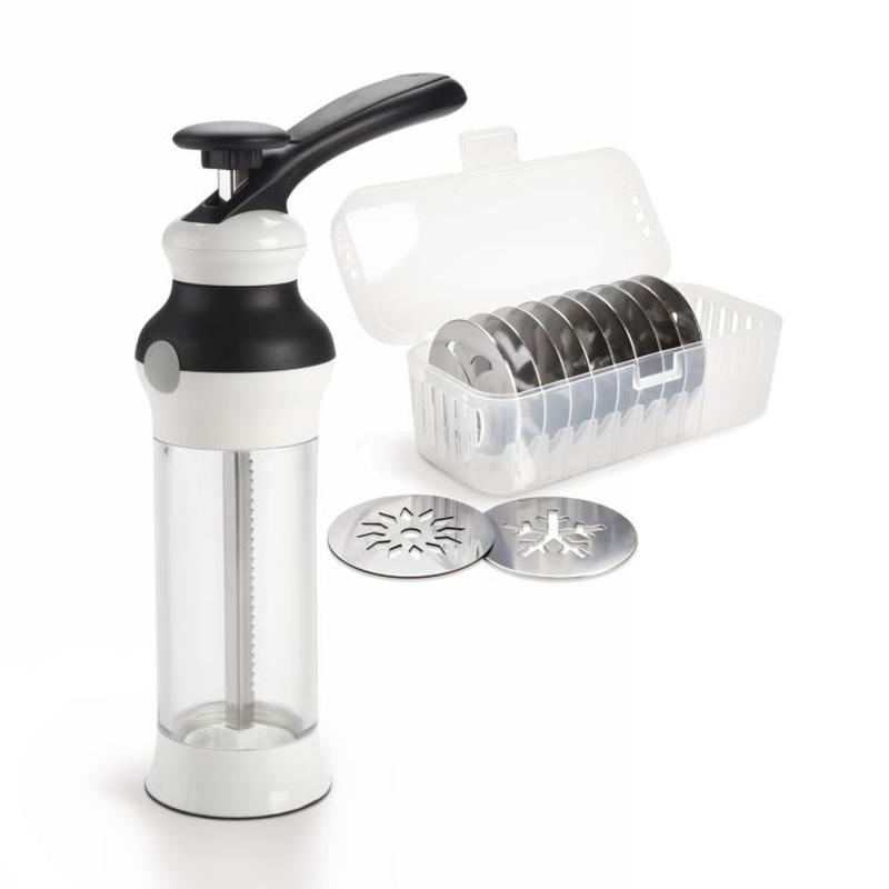 Cookie Press With Disk Storage Case