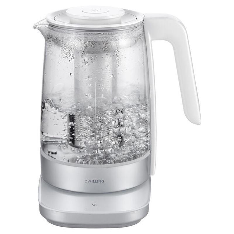 Enfinigy Silver Glass Kettle, 1.7 Litres