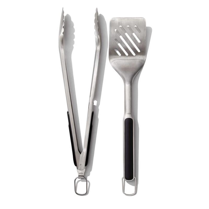 Grilling Tongs and Turner Set