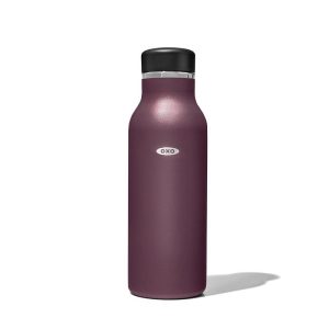 Insulated 16oz Water Bottle, Purple Garnet