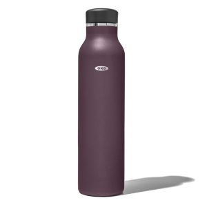 Insulated 24oz Water Bottle, Purple Garnet