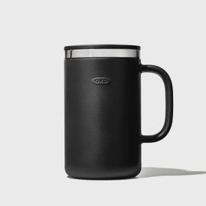 Insulated Coffee Mug with Handle 16 oz, Onyx