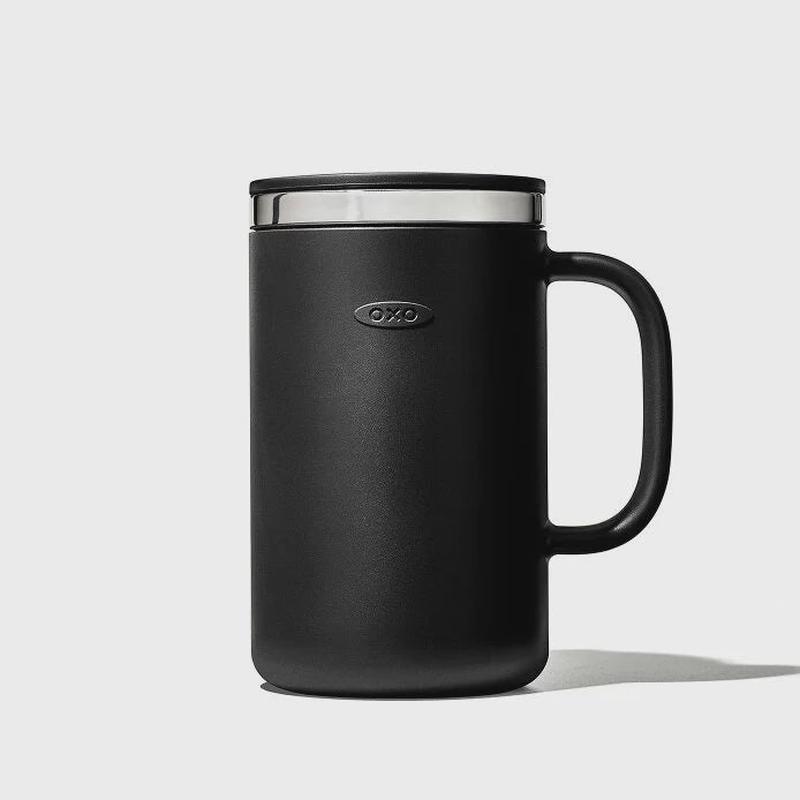 Insulated Coffee Mug with Handle 16 oz, Onyx