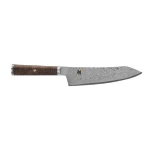 Miyabi Black 7-inch Rocking Santoku, Fine Edge