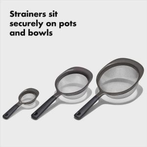 OXO Good Grips 3 Piece Strainer Set