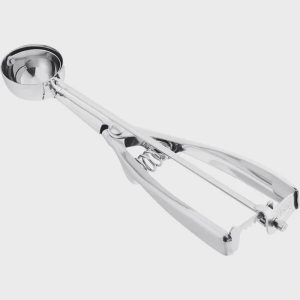 #70 Round Stainless Steel Squeeze Handle Disher | 0.5 oz.