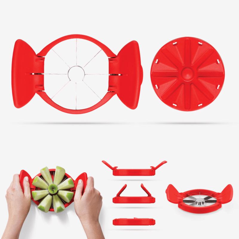 Flapple Fold Flat Apple Slicer