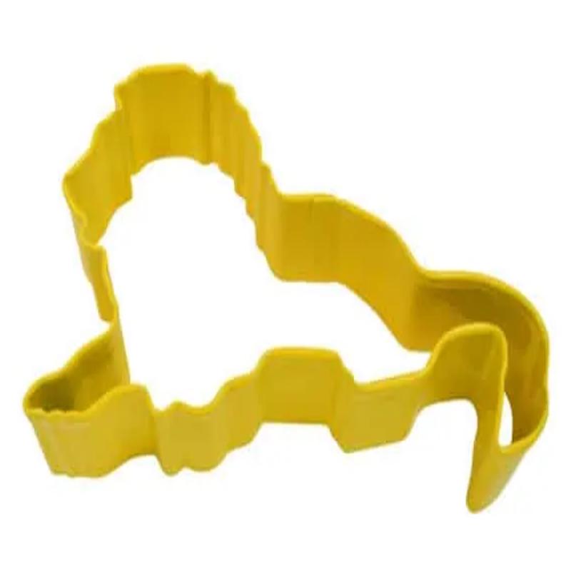 Lion Cookie Cutter, Yellow, 4.5"