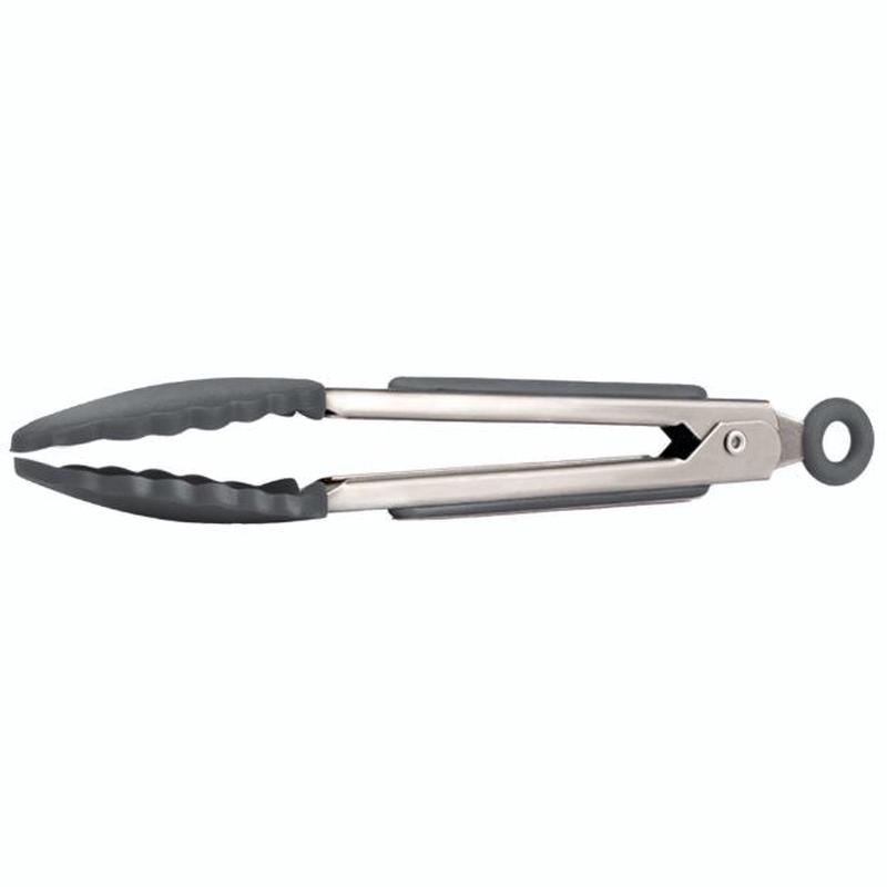 Mini Tongs Silicone, Charcoal
