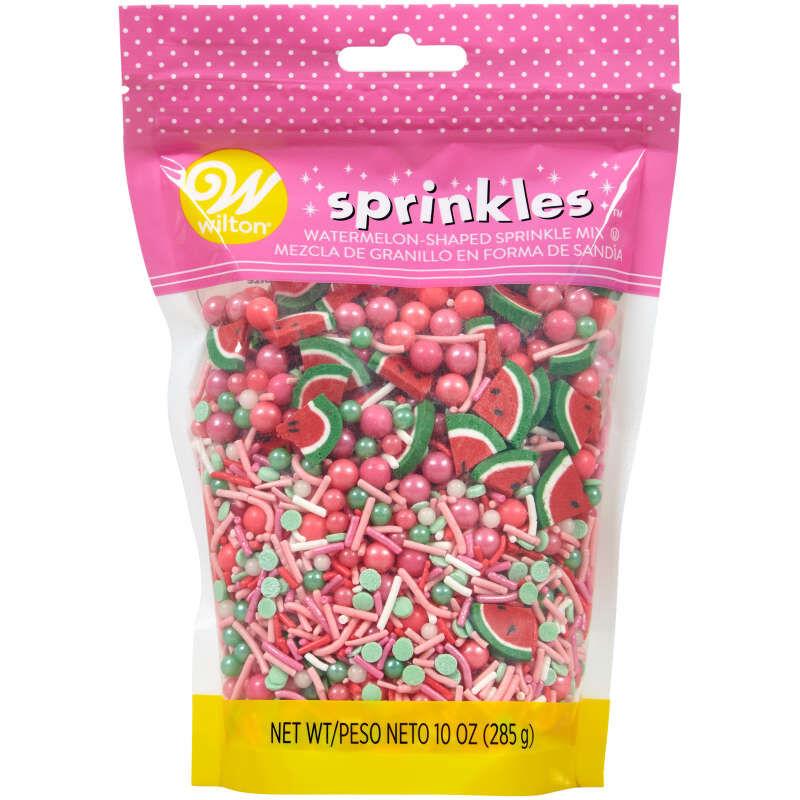 Pink Watermelon Shaped Sprinkles Mix, 10 oz.