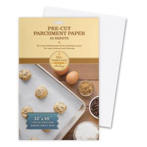 Pre-Cut Parchment Paper Sheets, 24ct