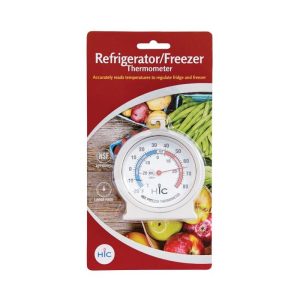 Refrigerator Freezer Thermometer, Large 2.5in