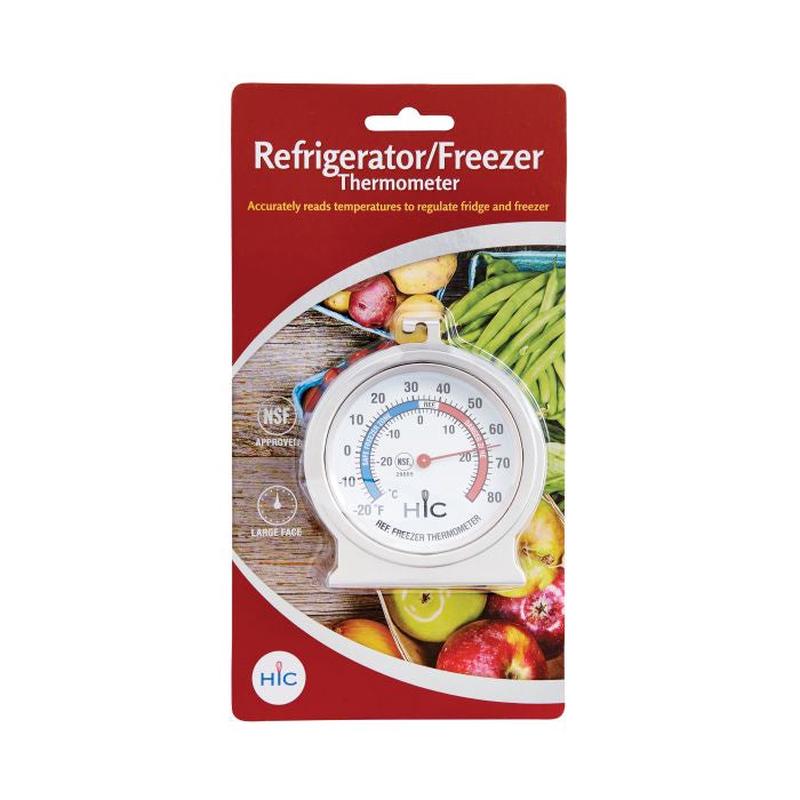 Refrigerator Freezer Thermometer, Large 2.5in