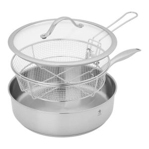 Saute Pan And Deep Fryer with Lid, 11"