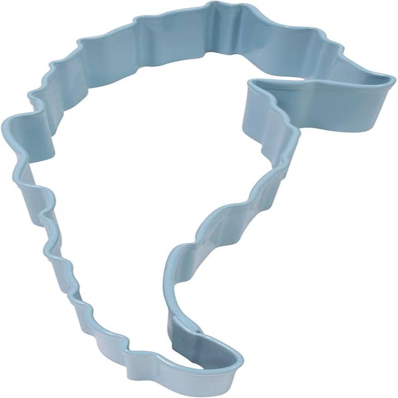 Seahorse Cookie Cutter, Blue, 6"