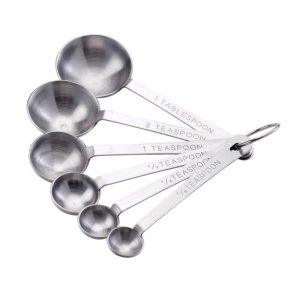 Stainless Steel Measuring Spoons | Set of 6