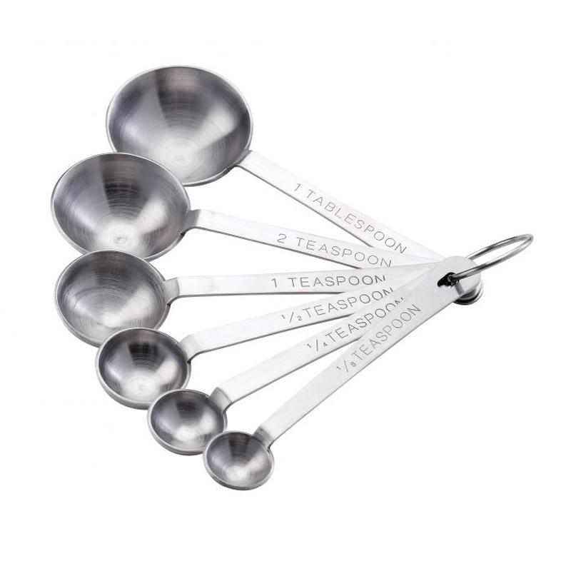 Stainless Steel Measuring Spoons | Set of 6