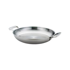 Stainless Steel Paella Pan, 12.5"